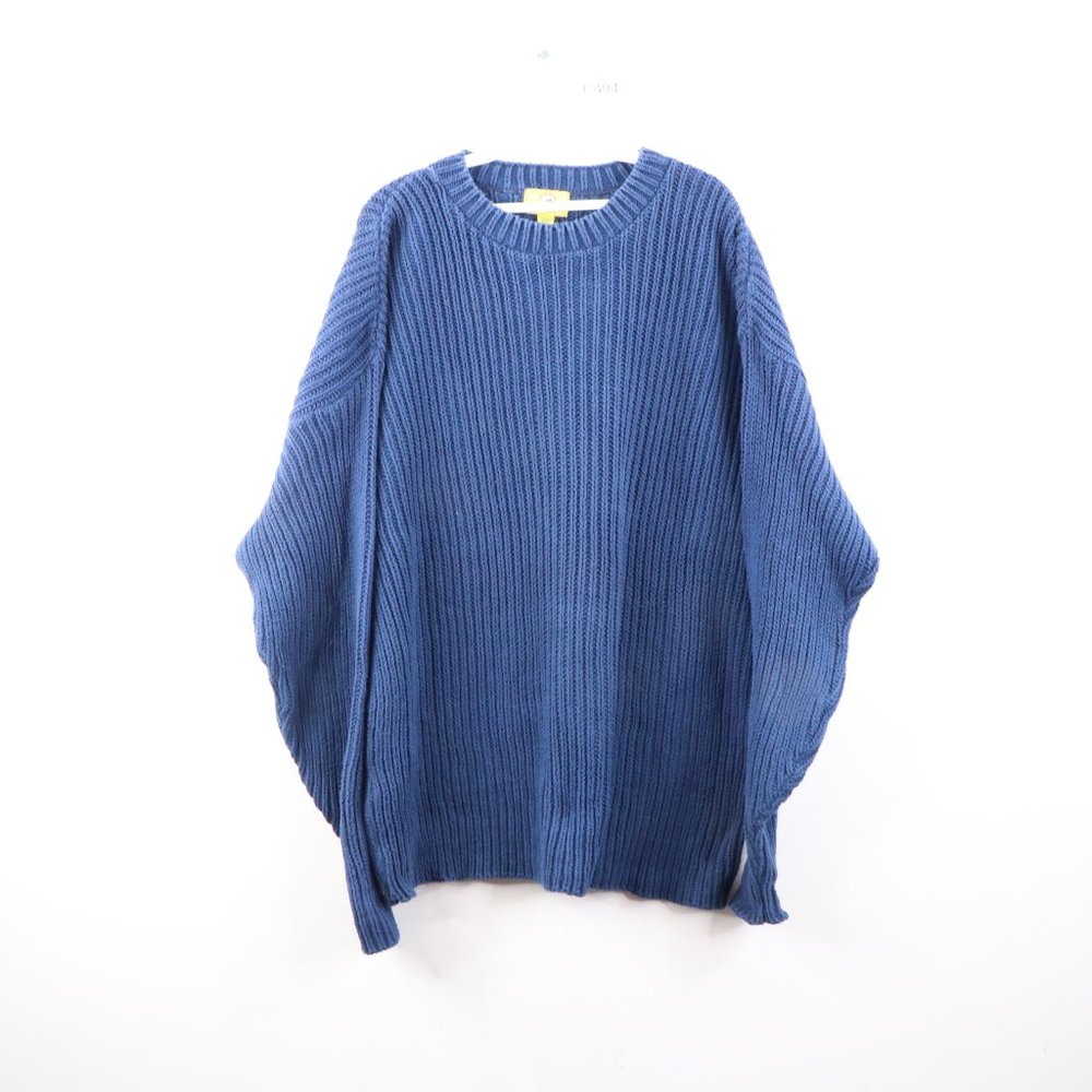 Vintage Blank Cable Knit Crewneck Sweater